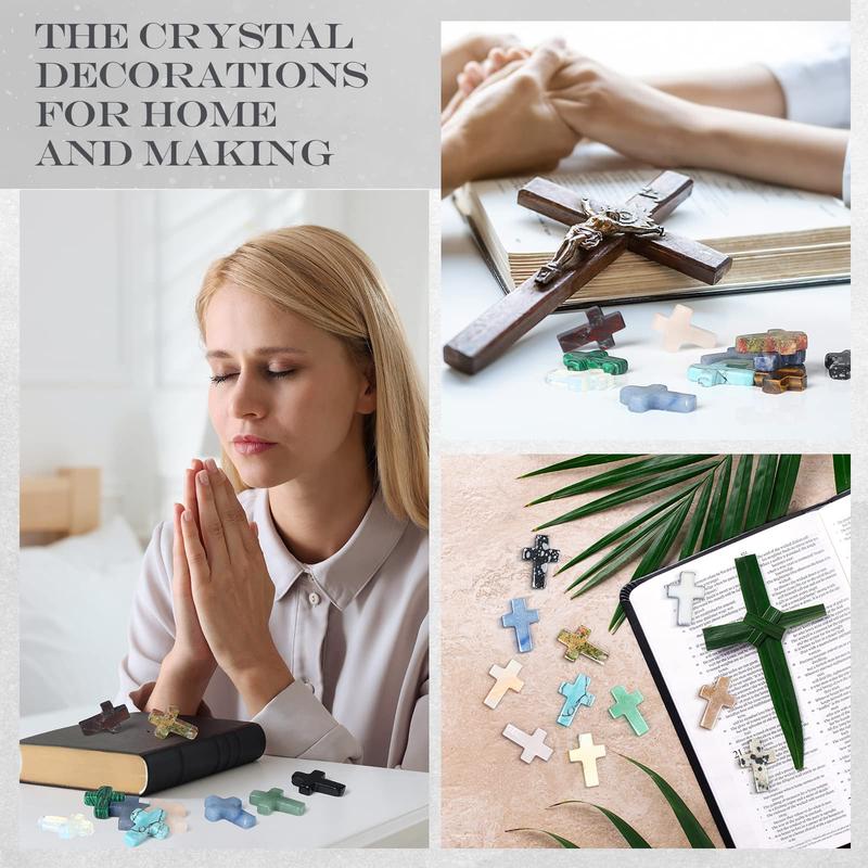 Handmade Natural Stone Prayer Cross Product Image 07