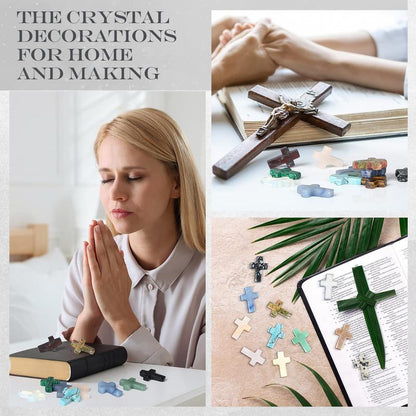 Handmade Natural Stone Prayer Cross Product Image 07