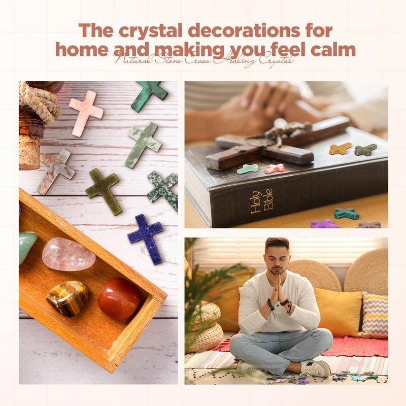 Handmade Natural Stone Prayer Cross Product Image 08