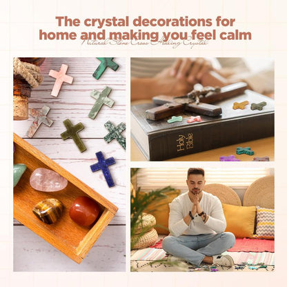 Handmade Natural Stone Prayer Cross Product Image 08
