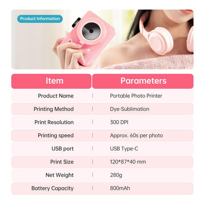 Handy Wireless Instant Print Camera 2X3 Product Image 08