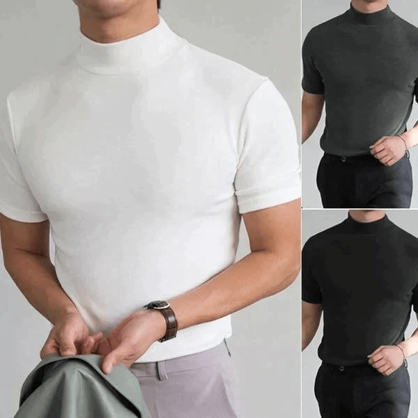 Harbor High Neck Slim Fit Tshirt Product Image 02