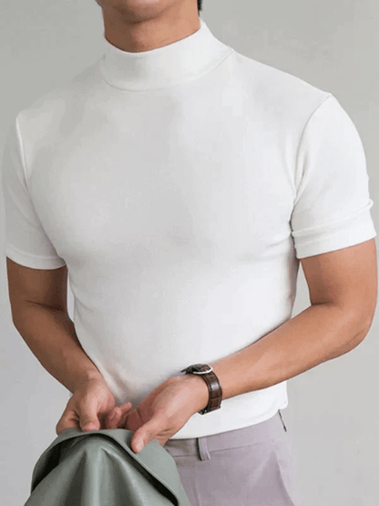 Harbor High Neck Slim Fit Tshirt Product Image 03