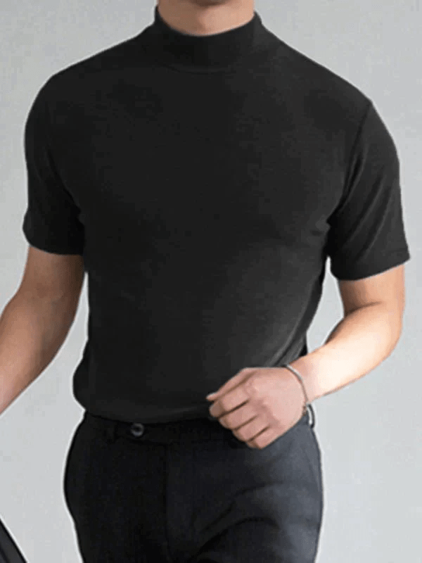 Harbor High Neck Slim Fit Tshirt Product Image 04