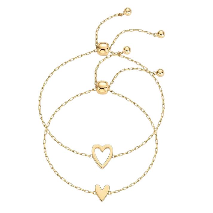 Harmony Heart Adjustable Bracelet Set Product Image 01