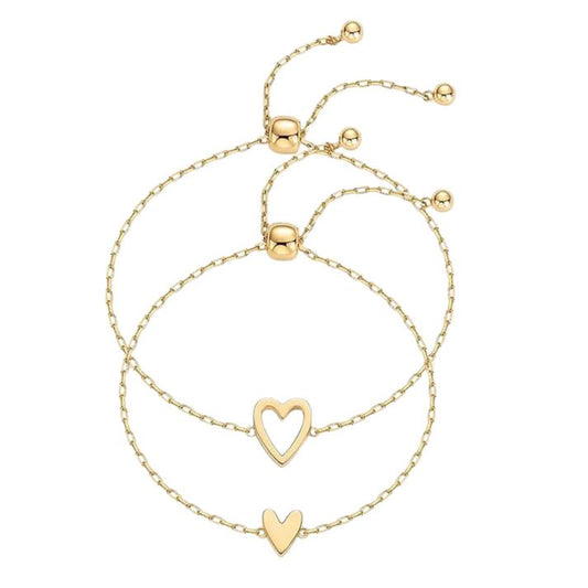 Harmony Heart Adjustable Bracelet Set Product Image 01