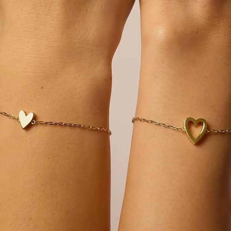 Harmony Heart Adjustable Bracelet Set Product Image 02