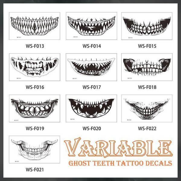 Hauntglow Temporary Body Art Tattoos Product Image 07
