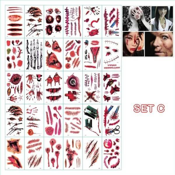 Hauntglow Temporary Body Art Tattoos Product Image 15
