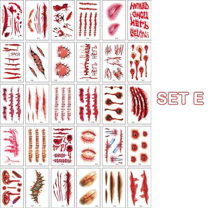Hauntglow Temporary Body Art Tattoos Product Image 17