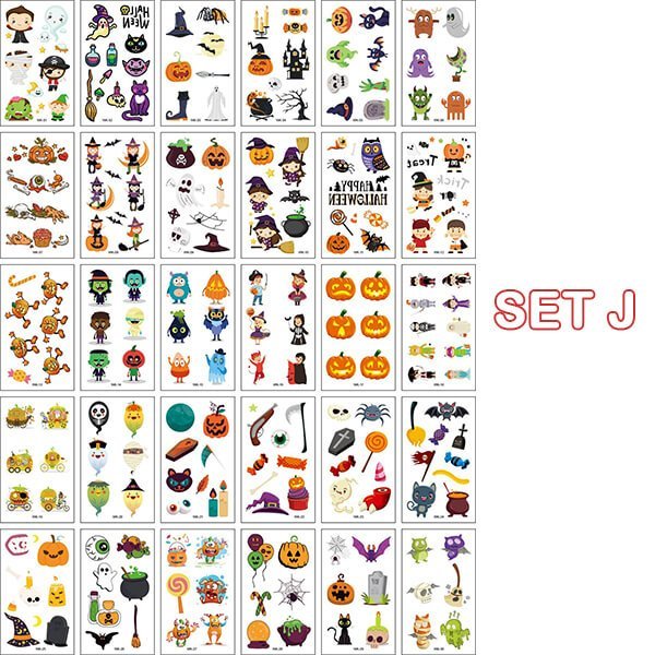Hauntglow Temporary Body Art Tattoos Product Image 19
