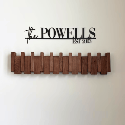 Havenrail Wooden Wall Coat Rack Fold Away Hooks Product Image 07