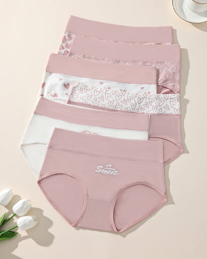 High Rise Cotton Briefs Six Pack Product Image 04