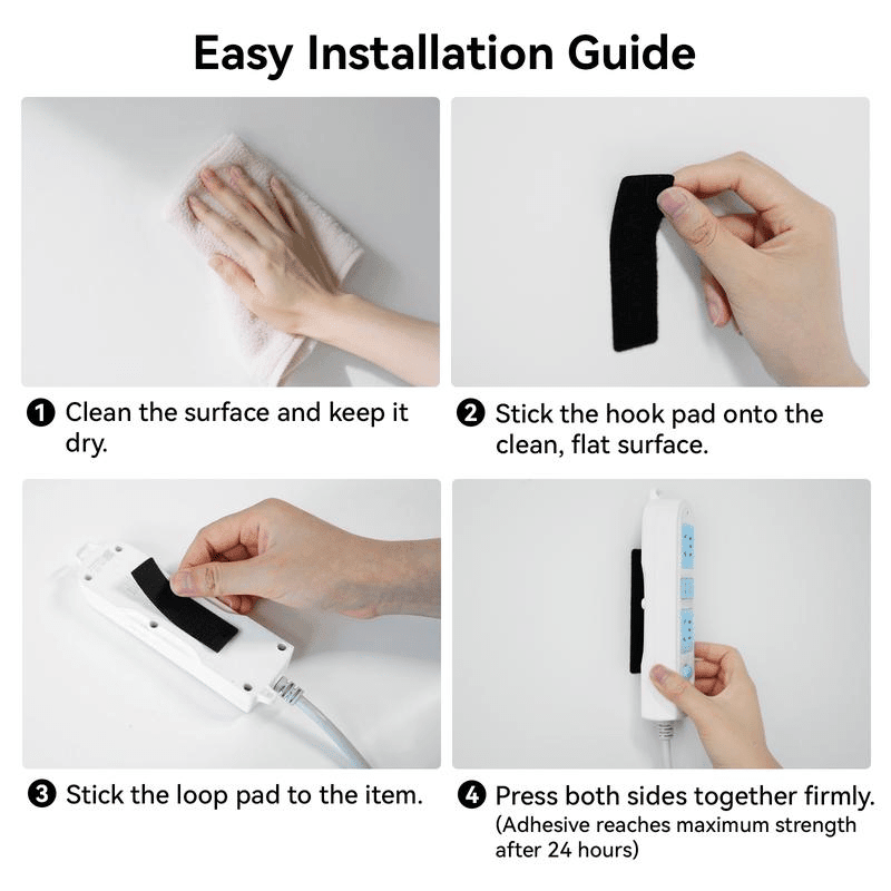 Holdease Reusable Hook Loop Mounting Strips Product Image 05