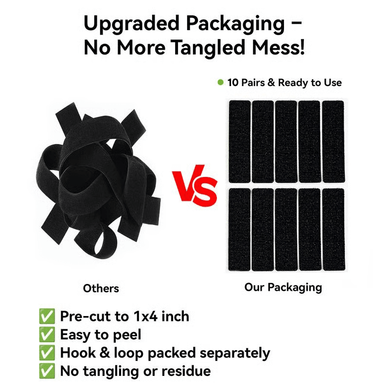 Holdease Reusable Hook Loop Mounting Strips Product Image 09