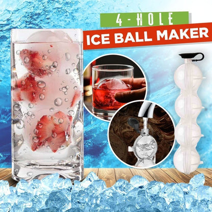 Ice Ball Freezer Mold 4 Cavity Drink Chiller Tray Product Image 02