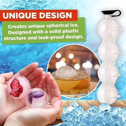 Ice Ball Freezer Mold 4 Cavity Drink Chiller Tray Product Image 05