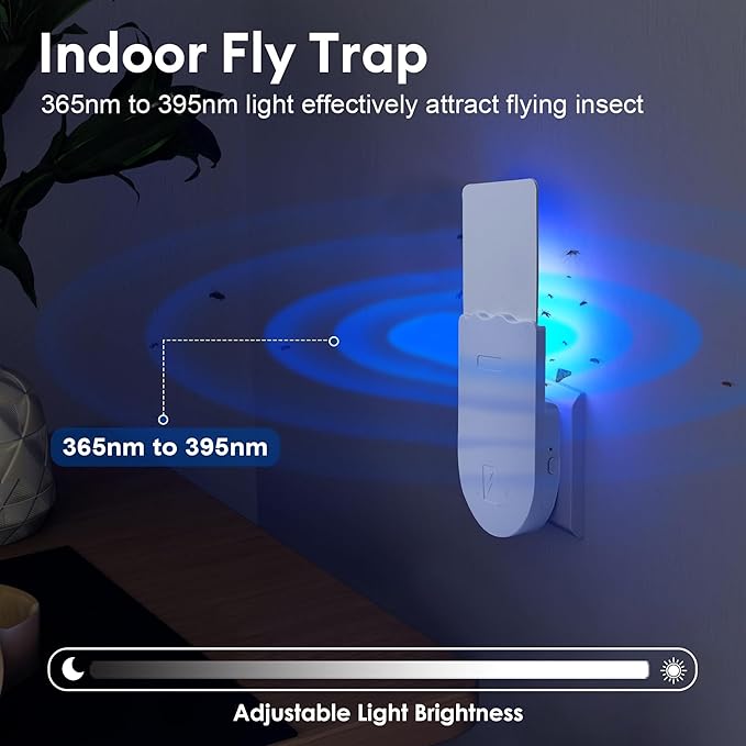 Indoor Uv Insect Trap Adhesive Capture Product Image 08