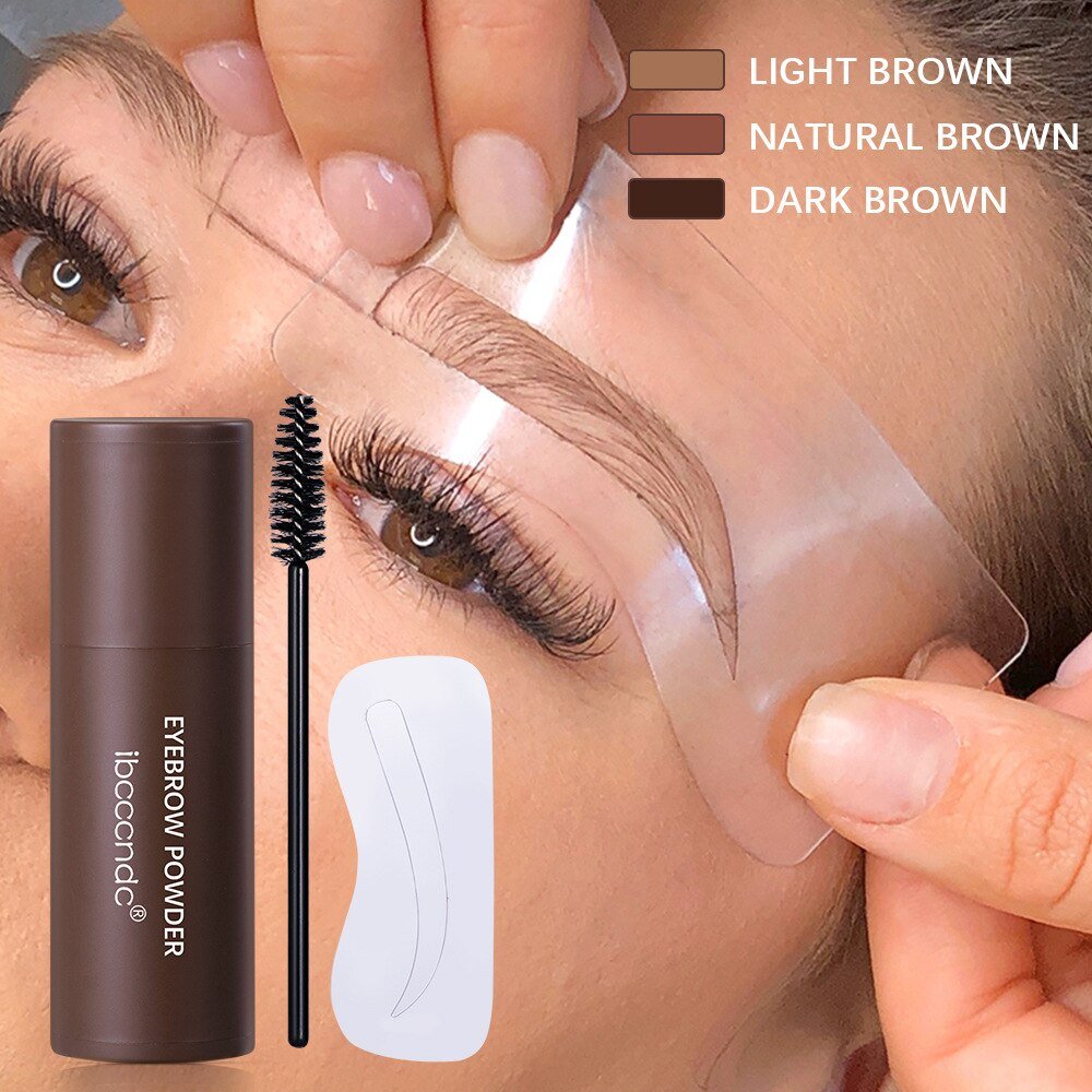 Instant Brow Shaping Kit Stamp Powder Stencils Product Image 02