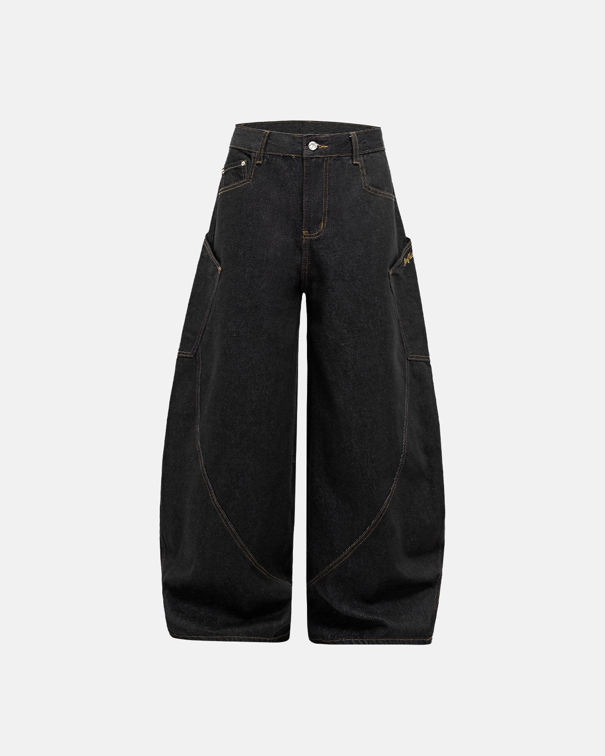 Isla Loose Fit Cotton Blend Jeans Product Image 01