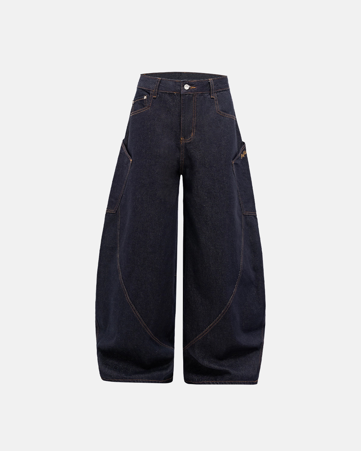 Isla Loose Fit Cotton Blend Jeans Product Image 03