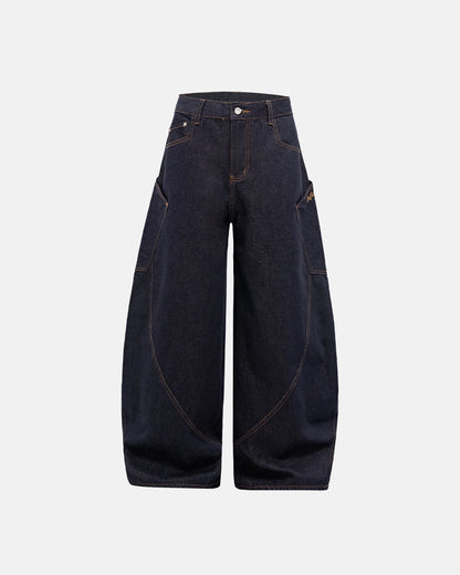Isla Loose Fit Cotton Blend Jeans Product Image 03