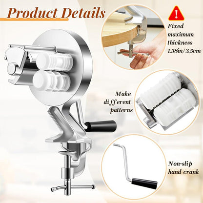 Italian Fresh Pasta Roller Manual Noodle Maker Product Image 02