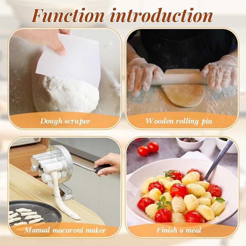 Italian Fresh Pasta Roller Manual Noodle Maker Product Image 04