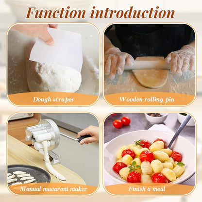Italian Fresh Pasta Roller Manual Noodle Maker Product Image 04