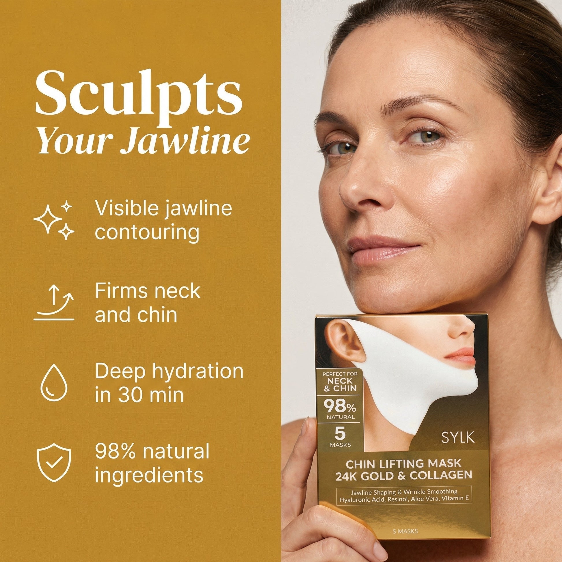 Jaw Contour Face Wrap Neck Chin Mask Product Image 04