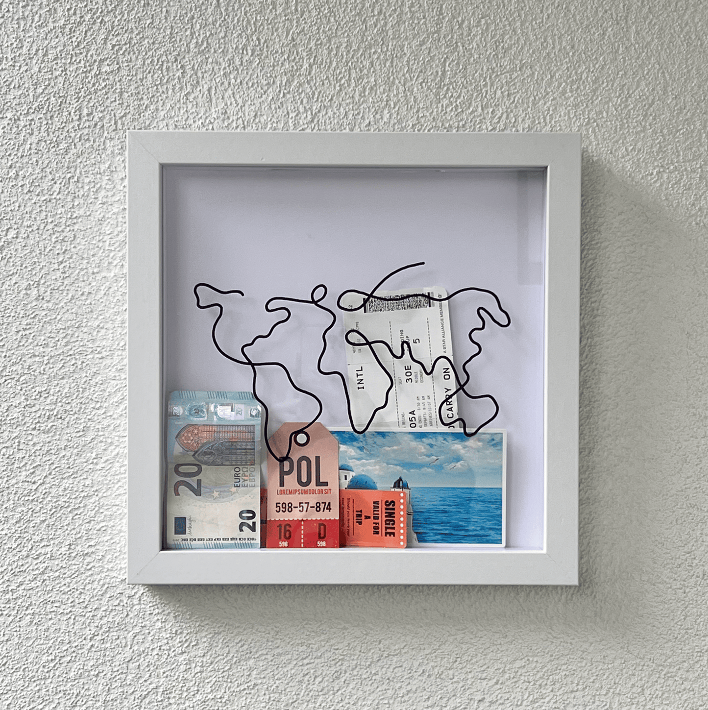 Journey Memory Shadow Box Display Product Image 04