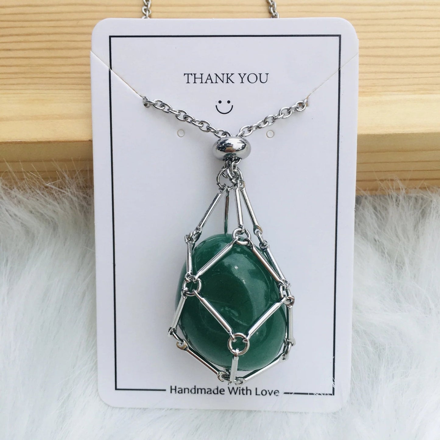 Jovie Adjustable Stone Cage Necklace Product Image 16