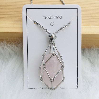 Jovie Adjustable Stone Cage Necklace Product Image 17