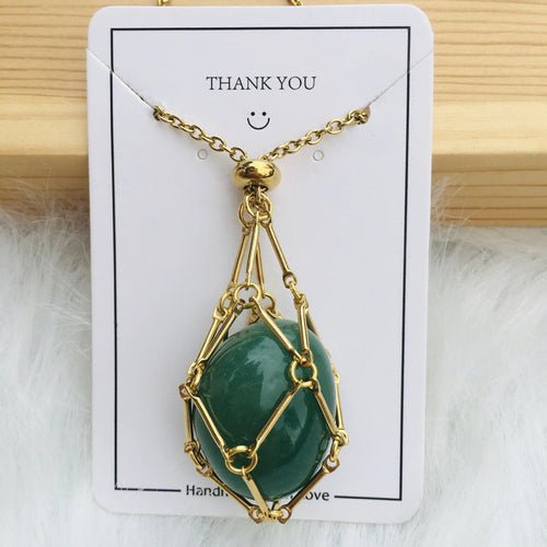 Jovie Adjustable Stone Cage Necklace Product Image 23