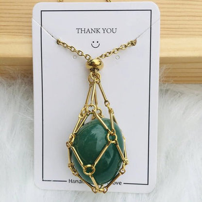 Jovie Adjustable Stone Cage Necklace Product Image 23