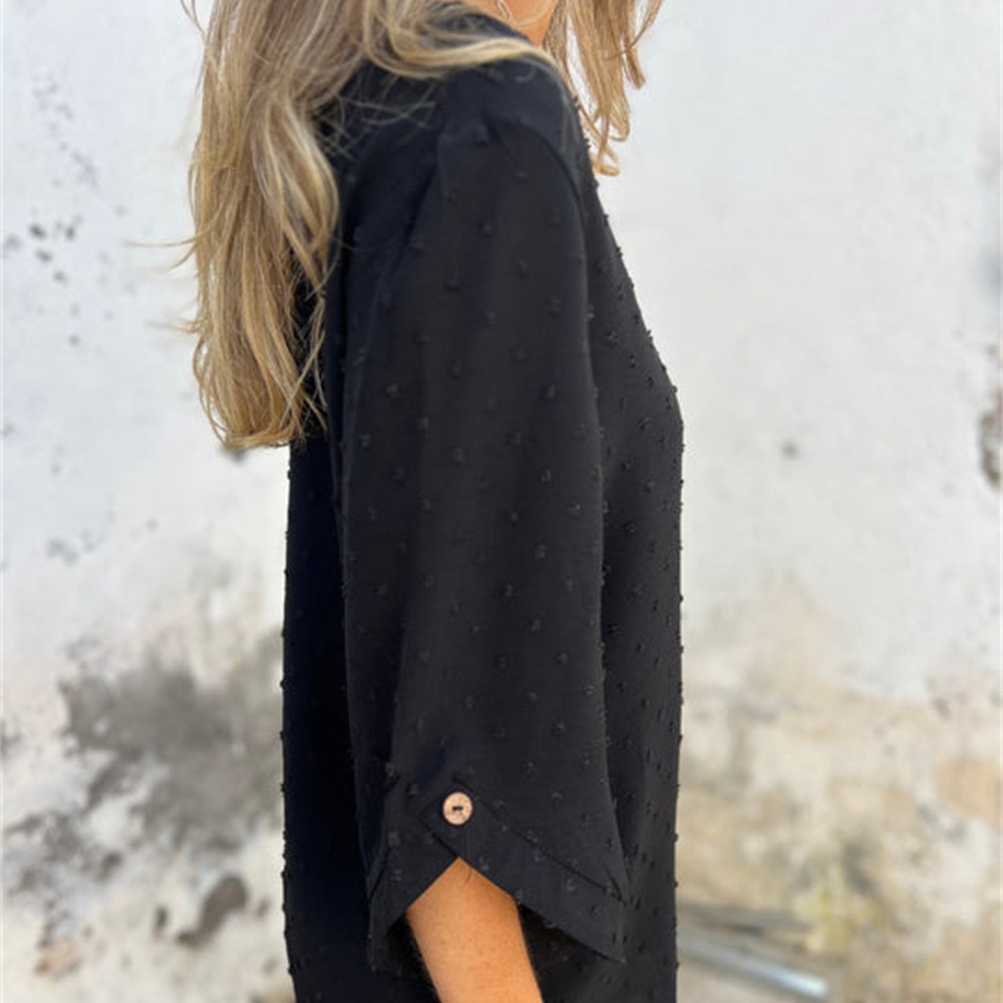 Juniper Textured Round Neck Top Product Image 06