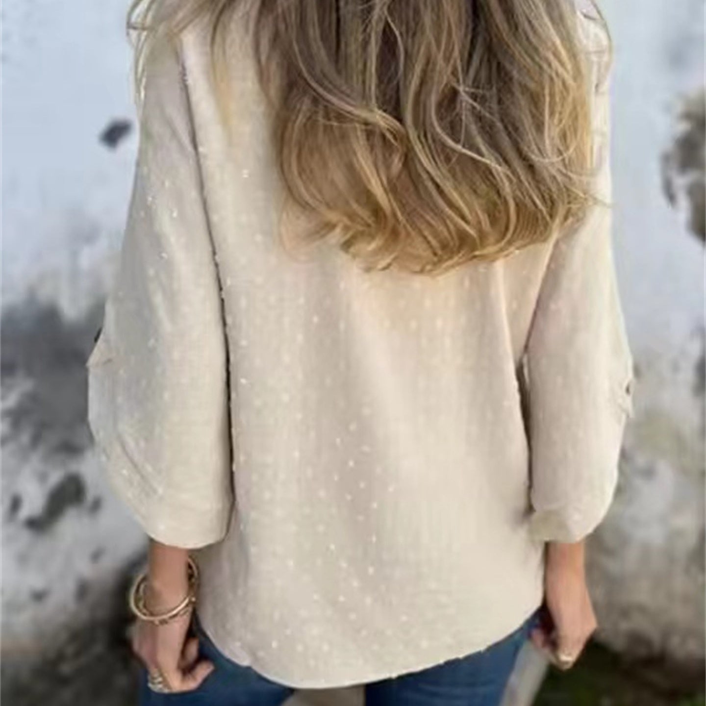 Juniper Textured Round Neck Top Product Image 07