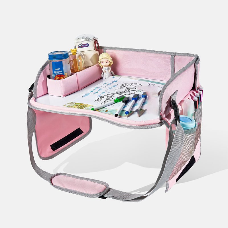 Kids Foldable Travel Activity Tray Erasable Surface Storage Product Image 01