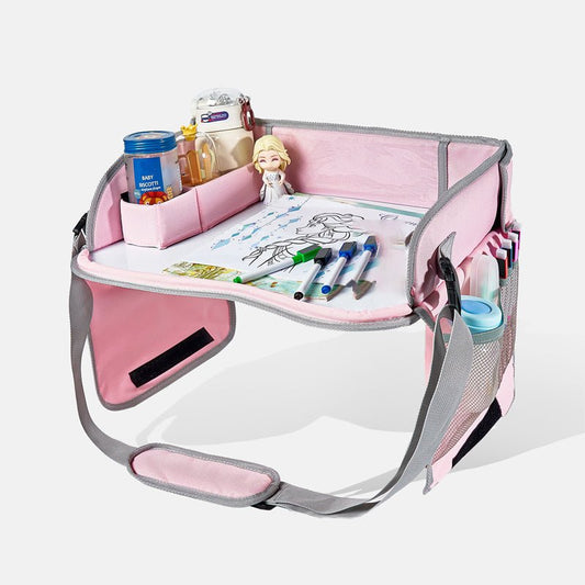 Kids Foldable Travel Activity Tray Erasable Surface Storage Product Image 01
