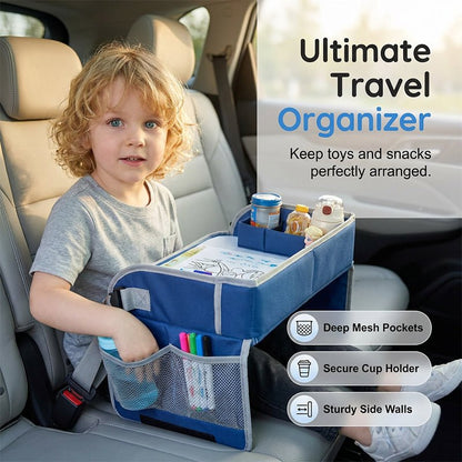 Kids Foldable Travel Activity Tray Erasable Surface Storage Product Image 05