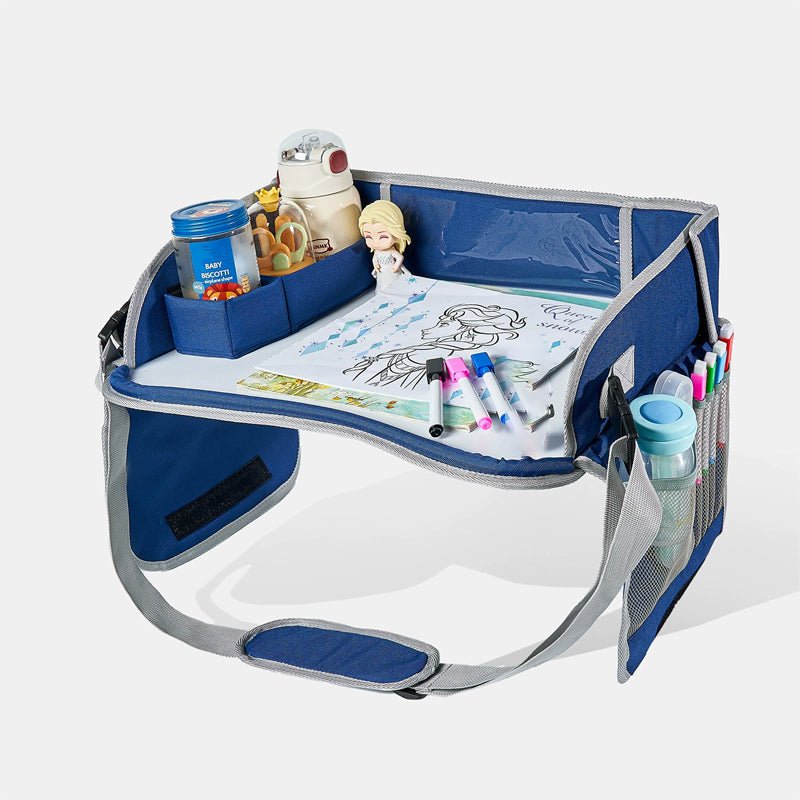Kids Foldable Travel Activity Tray Erasable Surface Storage Product Image 11