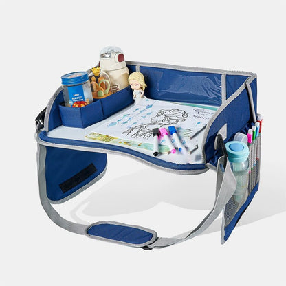 Kids Foldable Travel Activity Tray Erasable Surface Storage Product Image 11