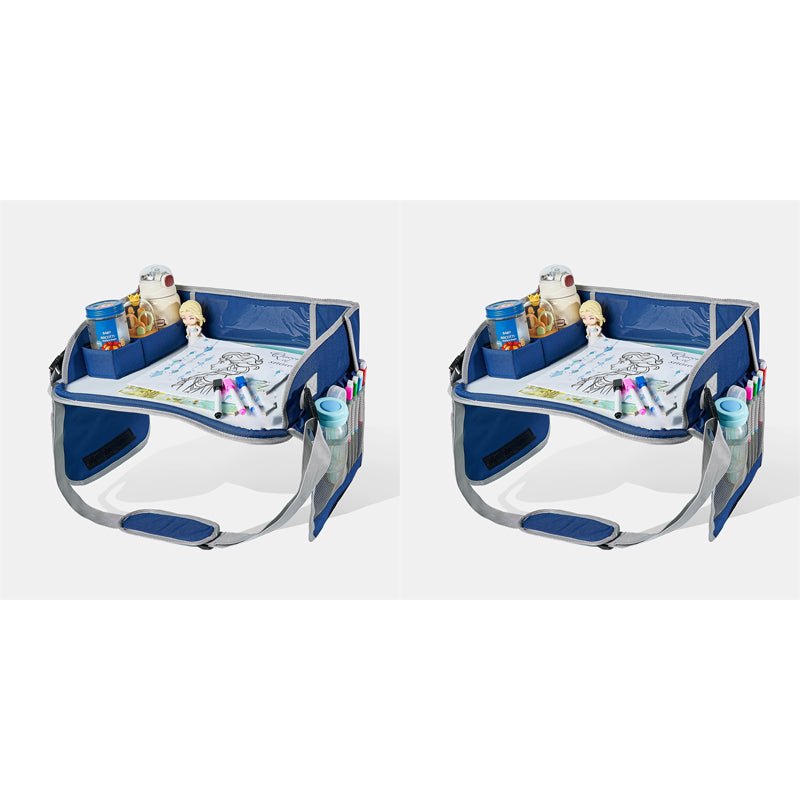 Kids Foldable Travel Activity Tray Erasable Surface Storage Product Image 12