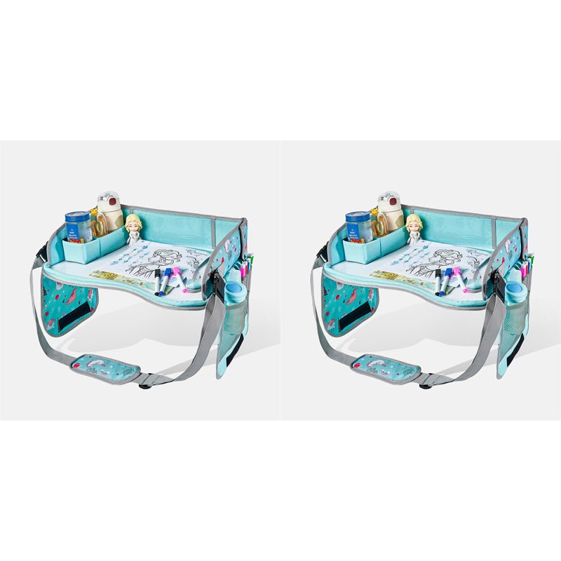 Kids Foldable Travel Activity Tray Erasable Surface Storage Product Image 15