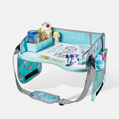 Kids Foldable Travel Activity Tray Erasable Surface Storage Product Image 16