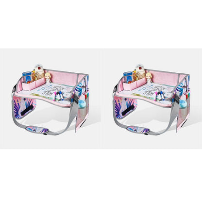 Kids Foldable Travel Activity Tray Erasable Surface Storage Product Image 17