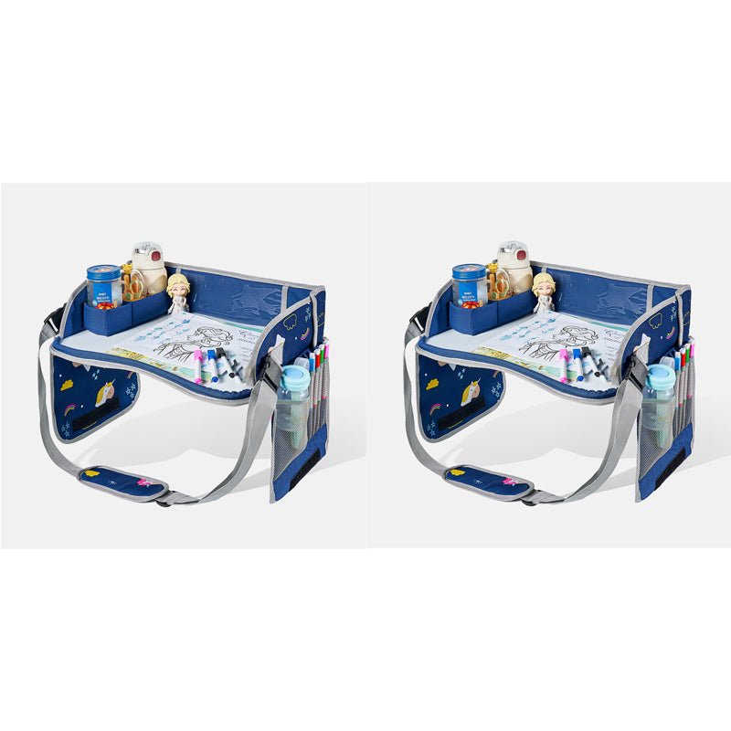 Kids Foldable Travel Activity Tray Erasable Surface Storage Product Image 18