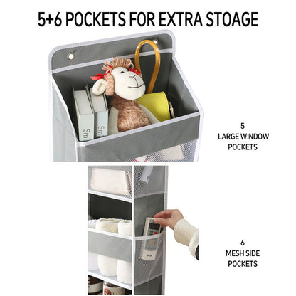 Large 5 Tier Hanging Closet Organizer Product Image 02