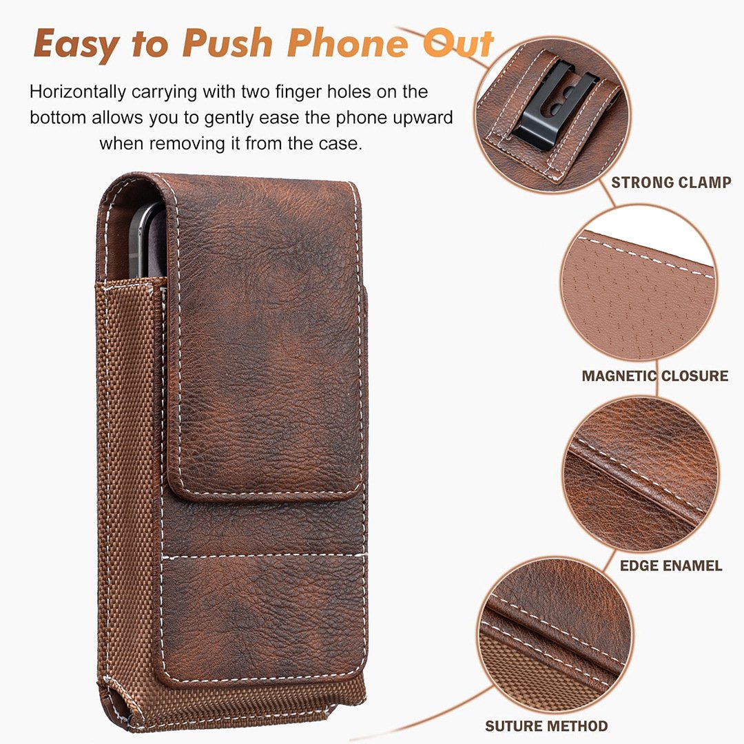 Leather Belt Phone Holster Product Image 06
