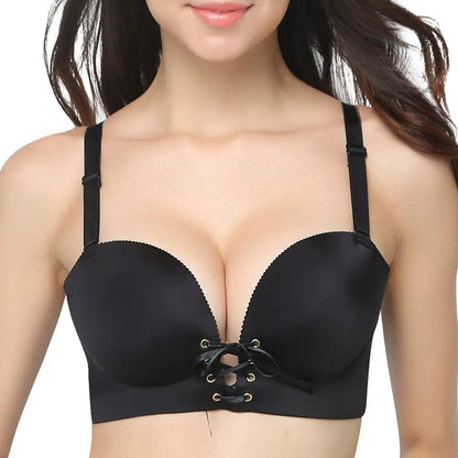 Liftshape Padded Push Up Bra Adjustable Seamless Fit Product Image 01